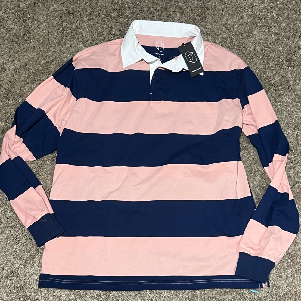 New with tags men’s long sleeve polo